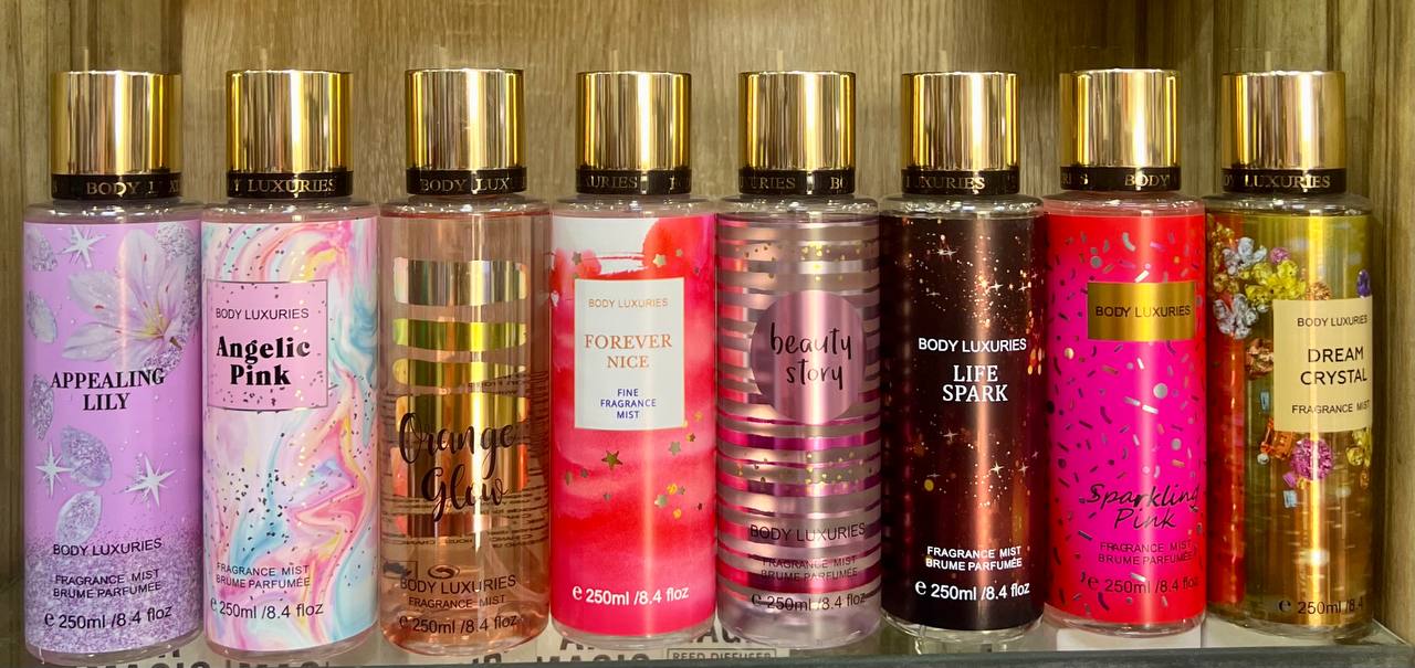 Body luxury perfume spray